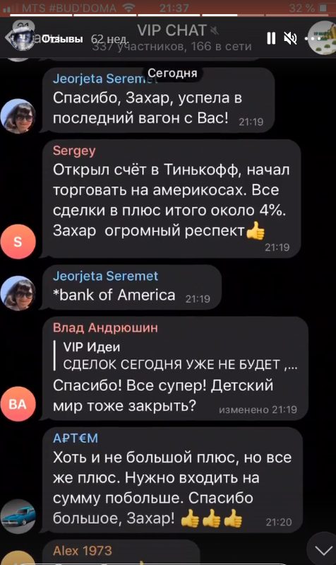 Отзывы клиентов о трейдере Антоне Чехове