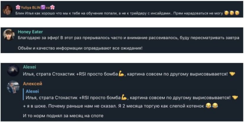 Отзывы клиентов инвесторов о работе Ильи Соловьева
