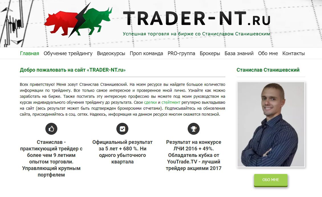 Trader NT.ru Станислава Станишевского