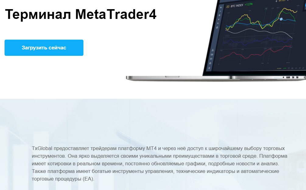 веб-терминал МетаТрейдер