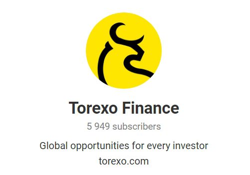 Телеграм платформы Torexo Finance