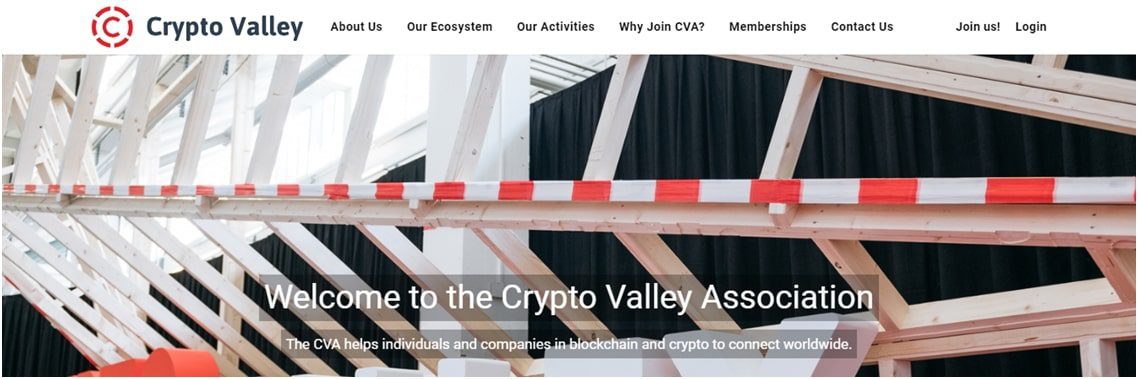 Сайт Crypto Valley Association