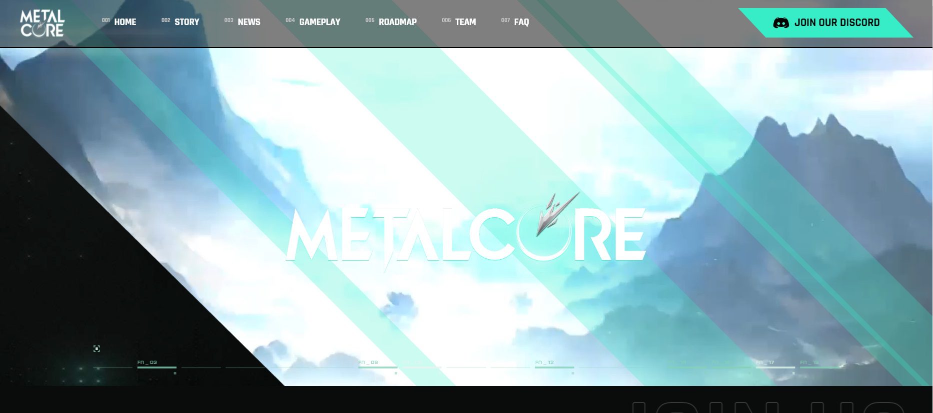 Сайт игры Metalcore