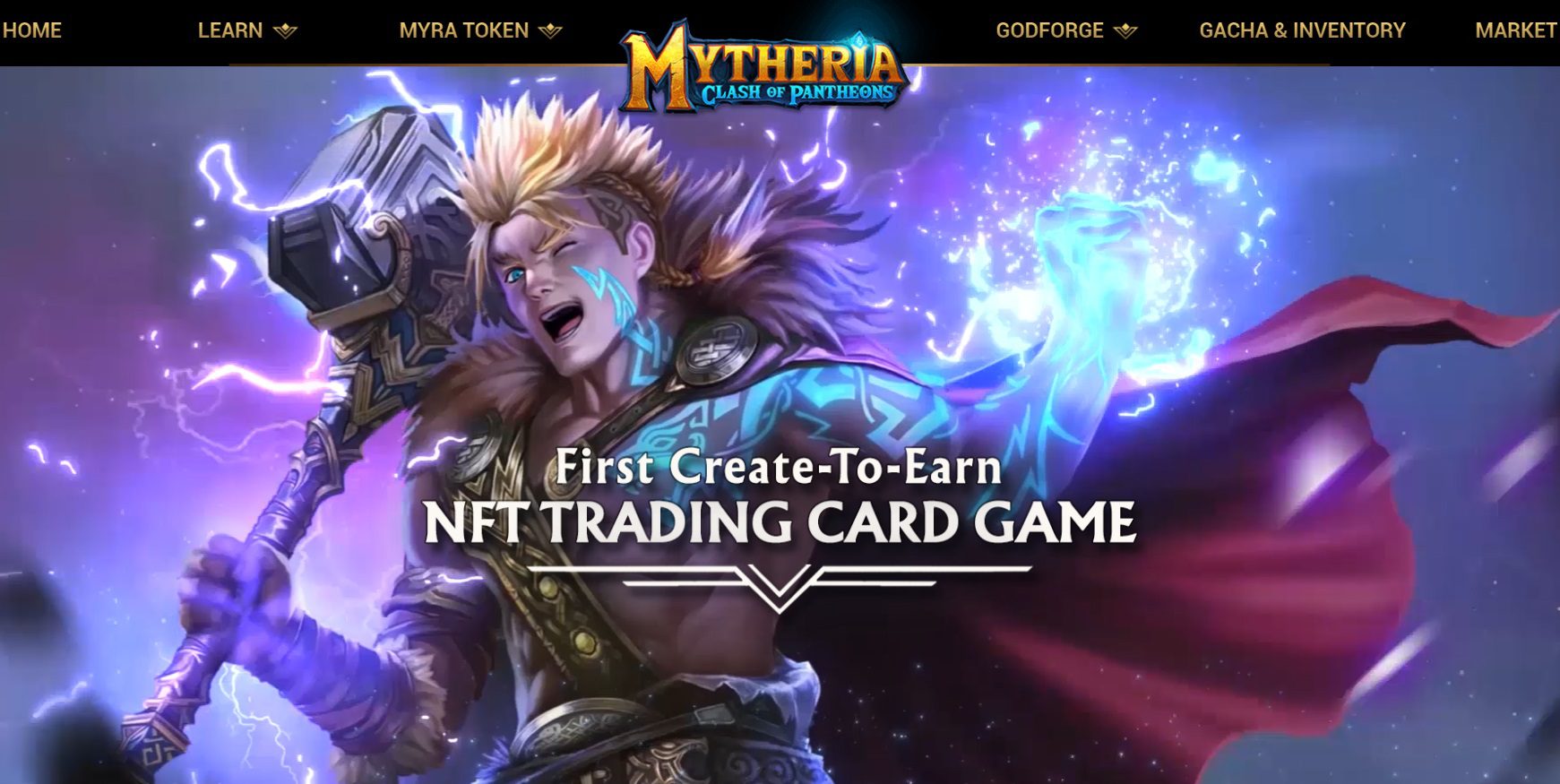 Сайт игры Mytheria game