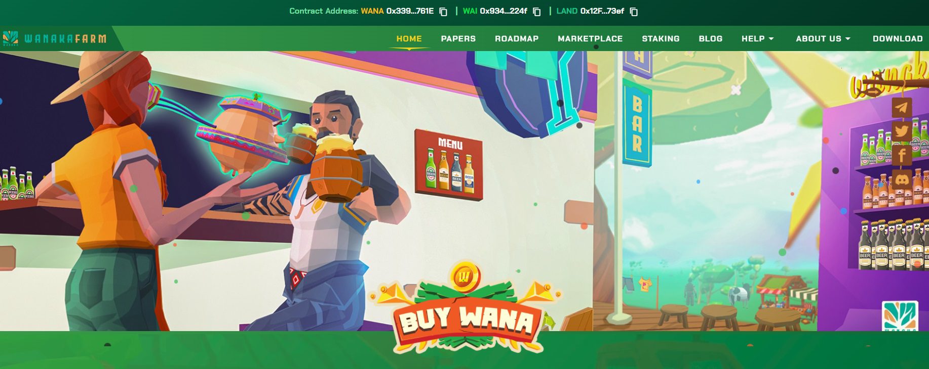 Сайт игры Wanaka Farm