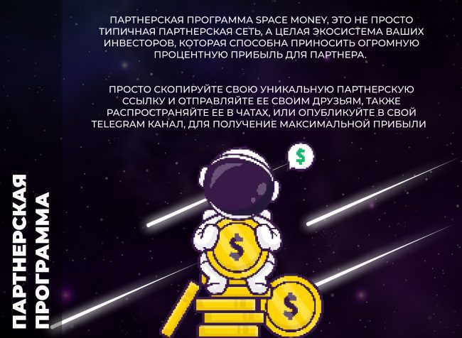 Партнерская программа Space Money