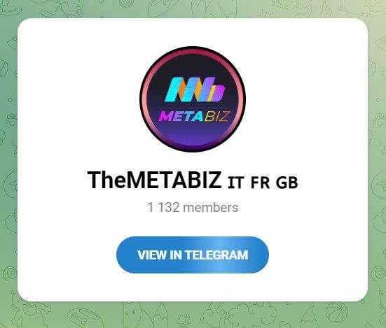 Телеграмм Metabiz