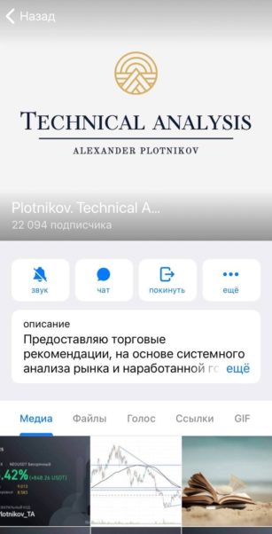 Телеграмм канал Plotnikov