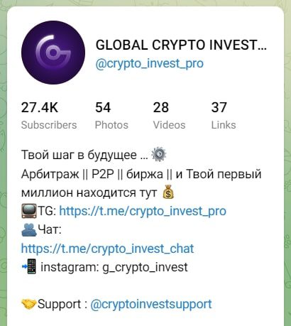 Канал Global Crypto Invest