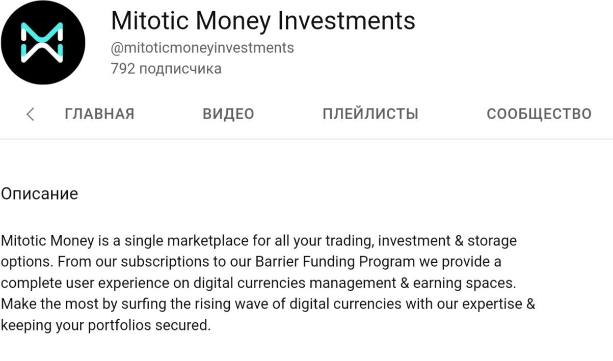 Обзор проекта Mitotic Money