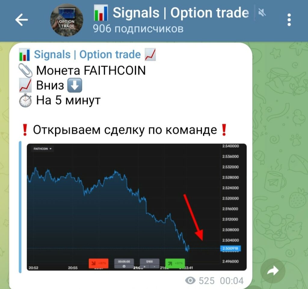 Телеграм Option Trade сигналы