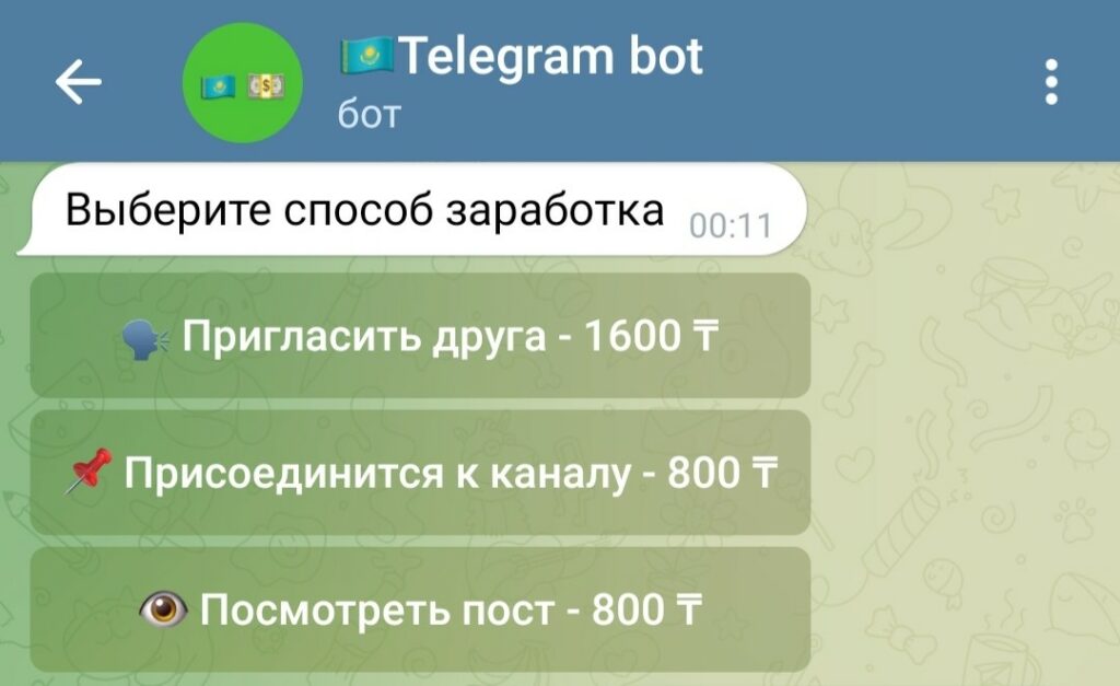 Обзор телеграм бота Спонсорибот
