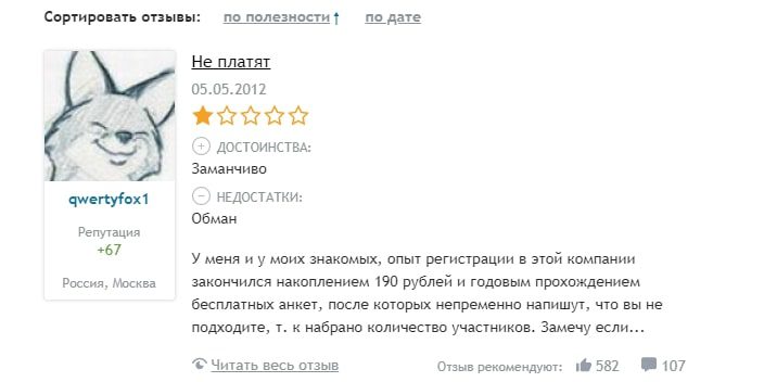 Отзывы о Internetopros.ru
