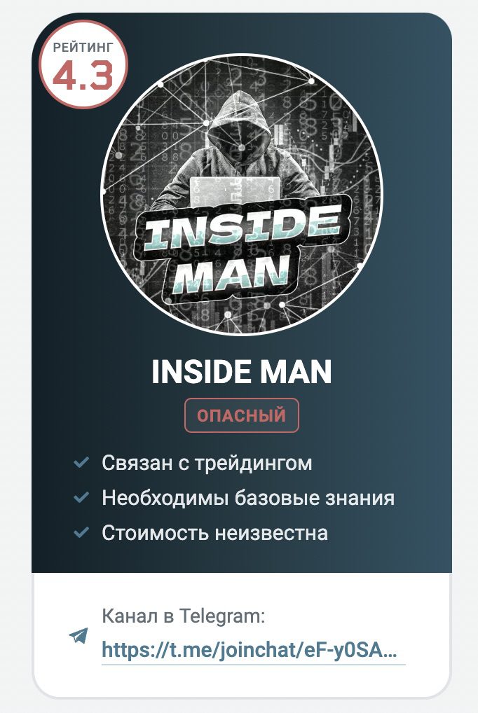 Inside man телеграмм