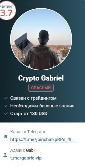 Канал Crypto Gabriel