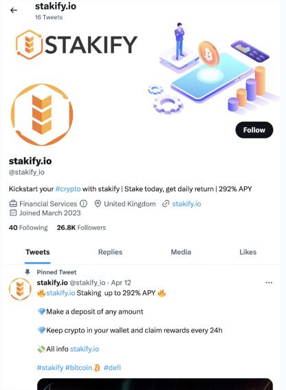 Статистика Платформы Stakify.io
