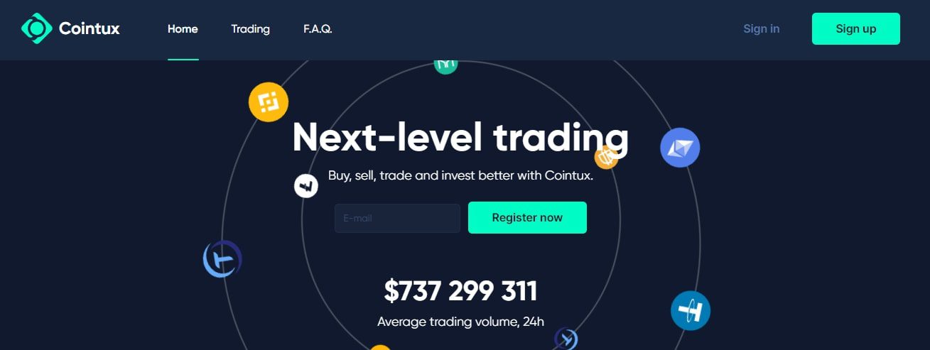 Биржа Cointux