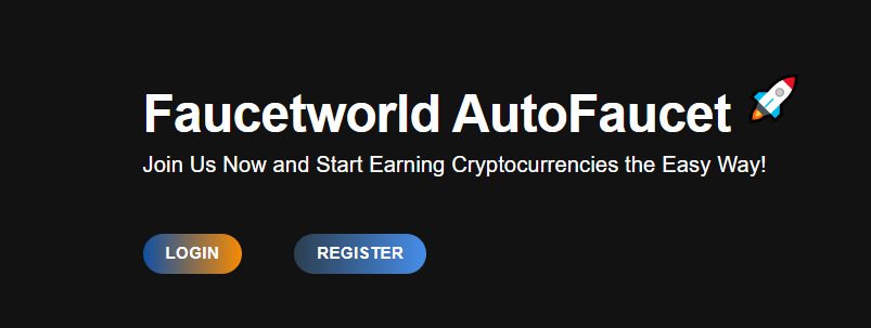 Сайт проекта Faucetworld In