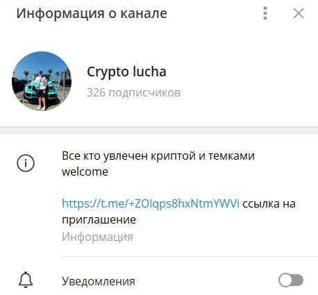 Crypto Lucha информация о канале