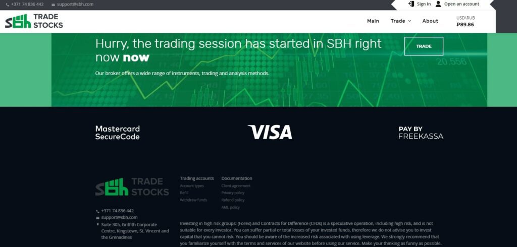 Проект SBH Stocks