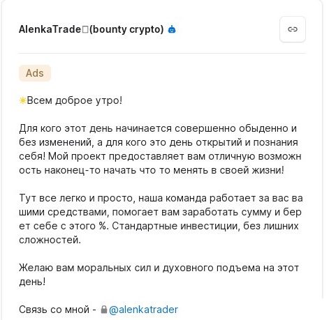 проект alenka trade